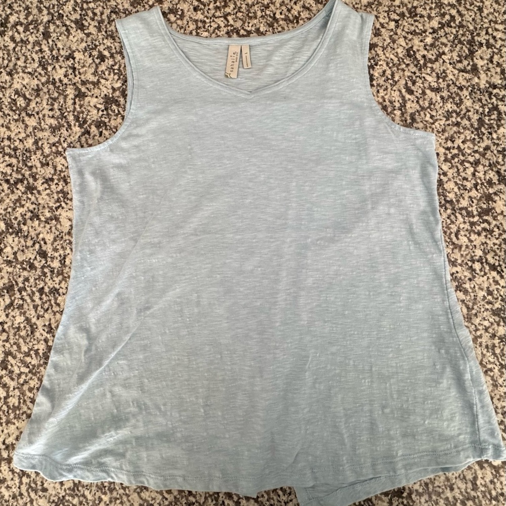 Sahalie Sky Blue Tank Top